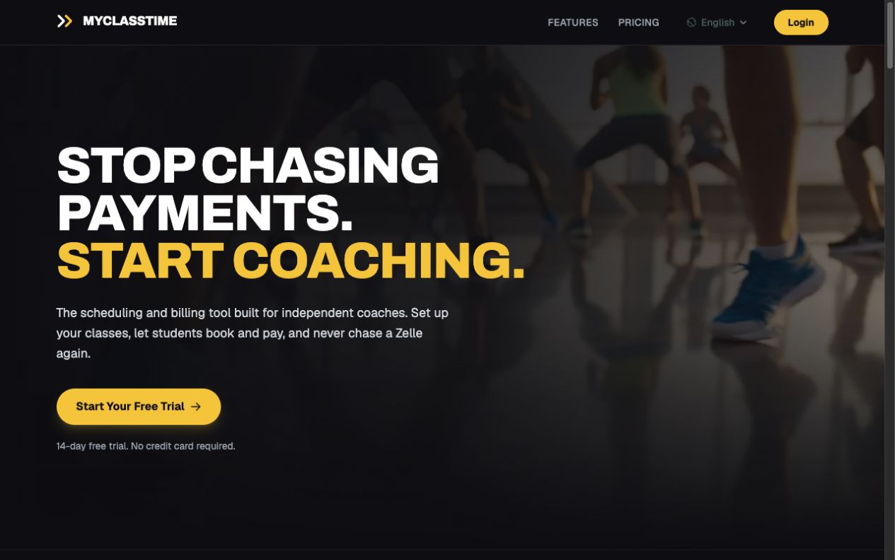 MyClassTime scheduling and billing website